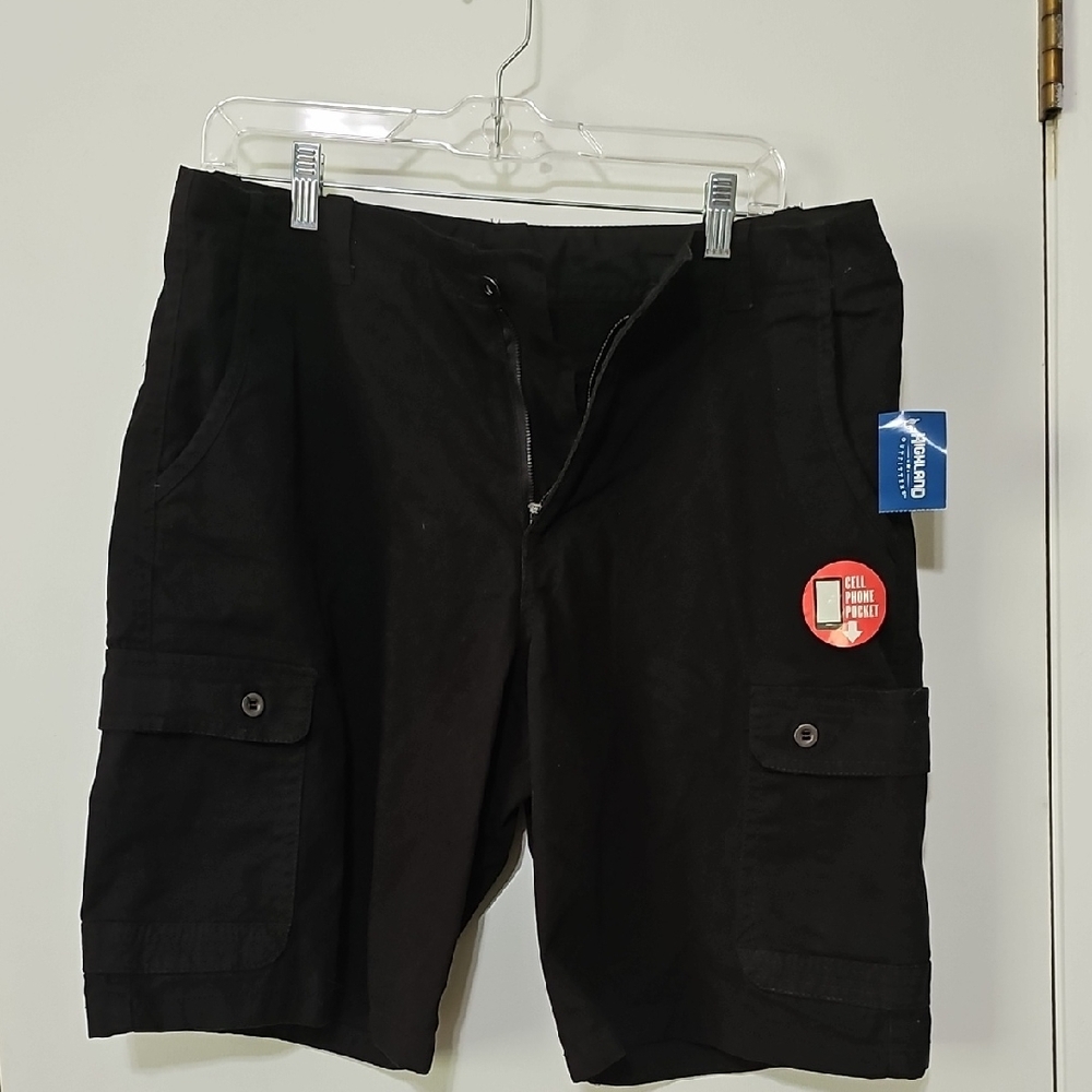 Black Cargo Shorts